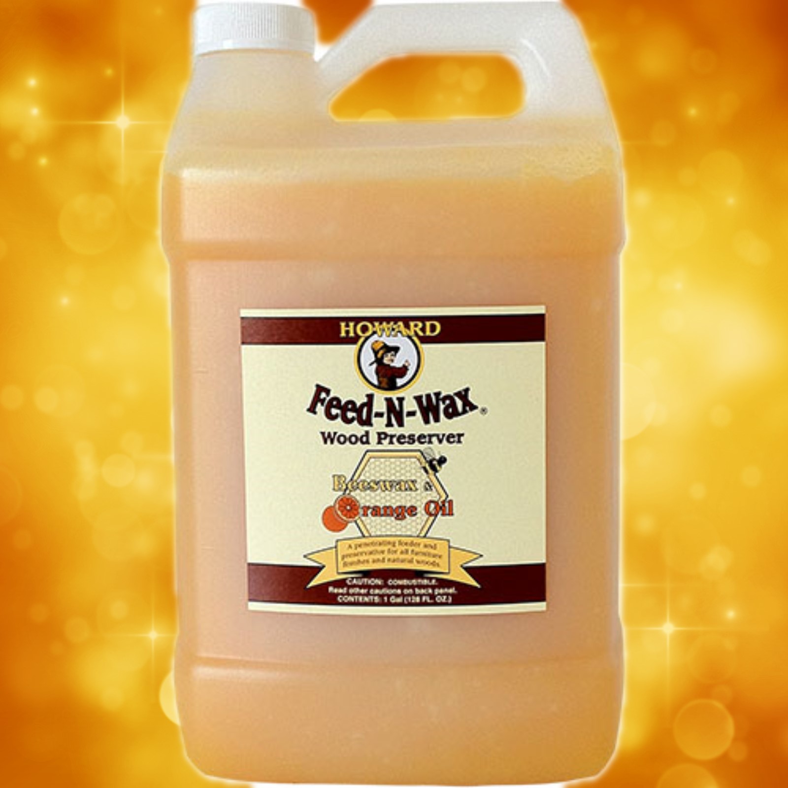 Howard's Feed-N-Wax FW0128 128 oz (1 Gal.) FW0128